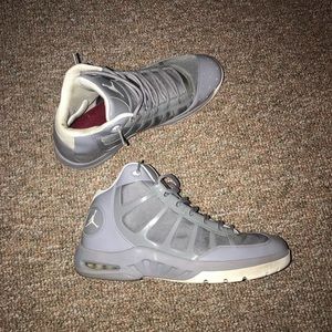 Gray Jordans. Size 13. Used